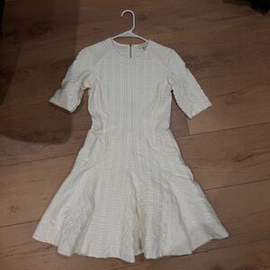 Rag & Bone White Textured dress